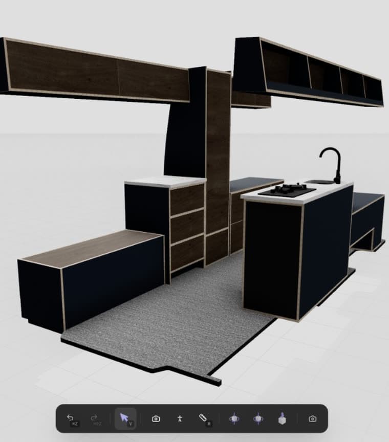 Dark Walnut furniture finish preset